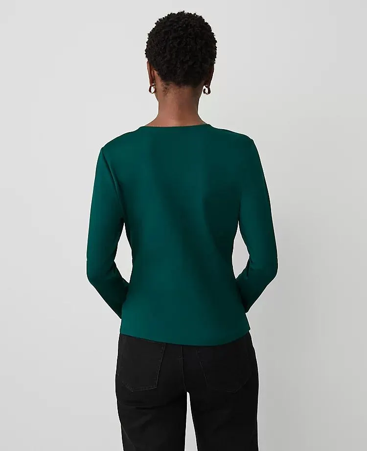 Asymmetrical Wrap Top