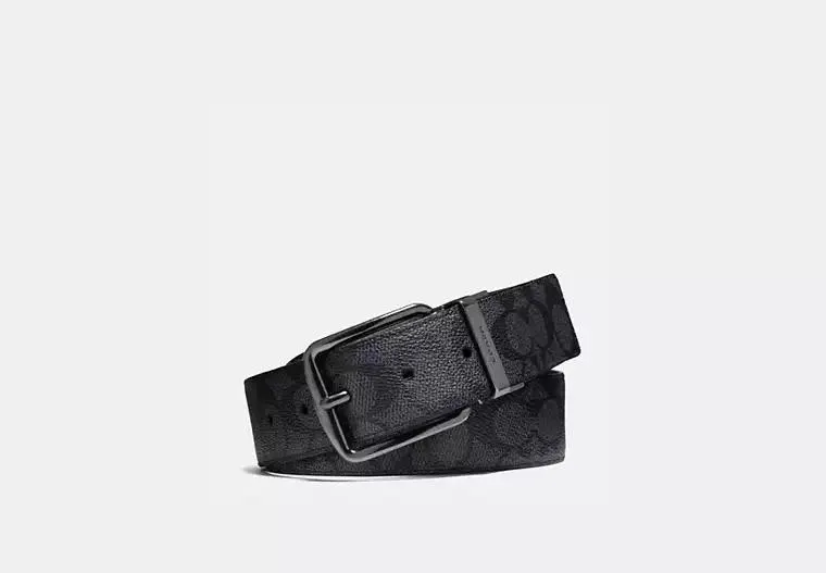 Harness Buckle Cut To Size Reversible Belt, 38 Mm