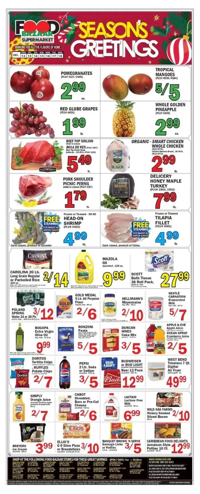 Weekly ad Discounts and promotions from December 12 to December 18 2024 - Page 1