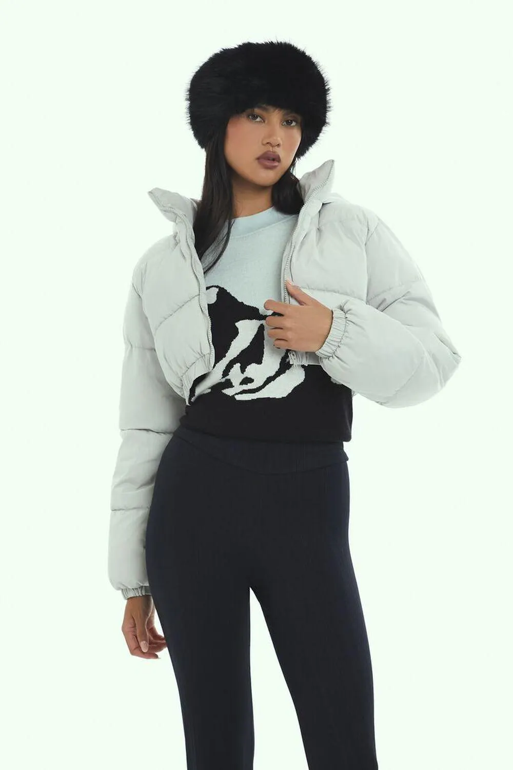 Super Cropped Puffer Jacket