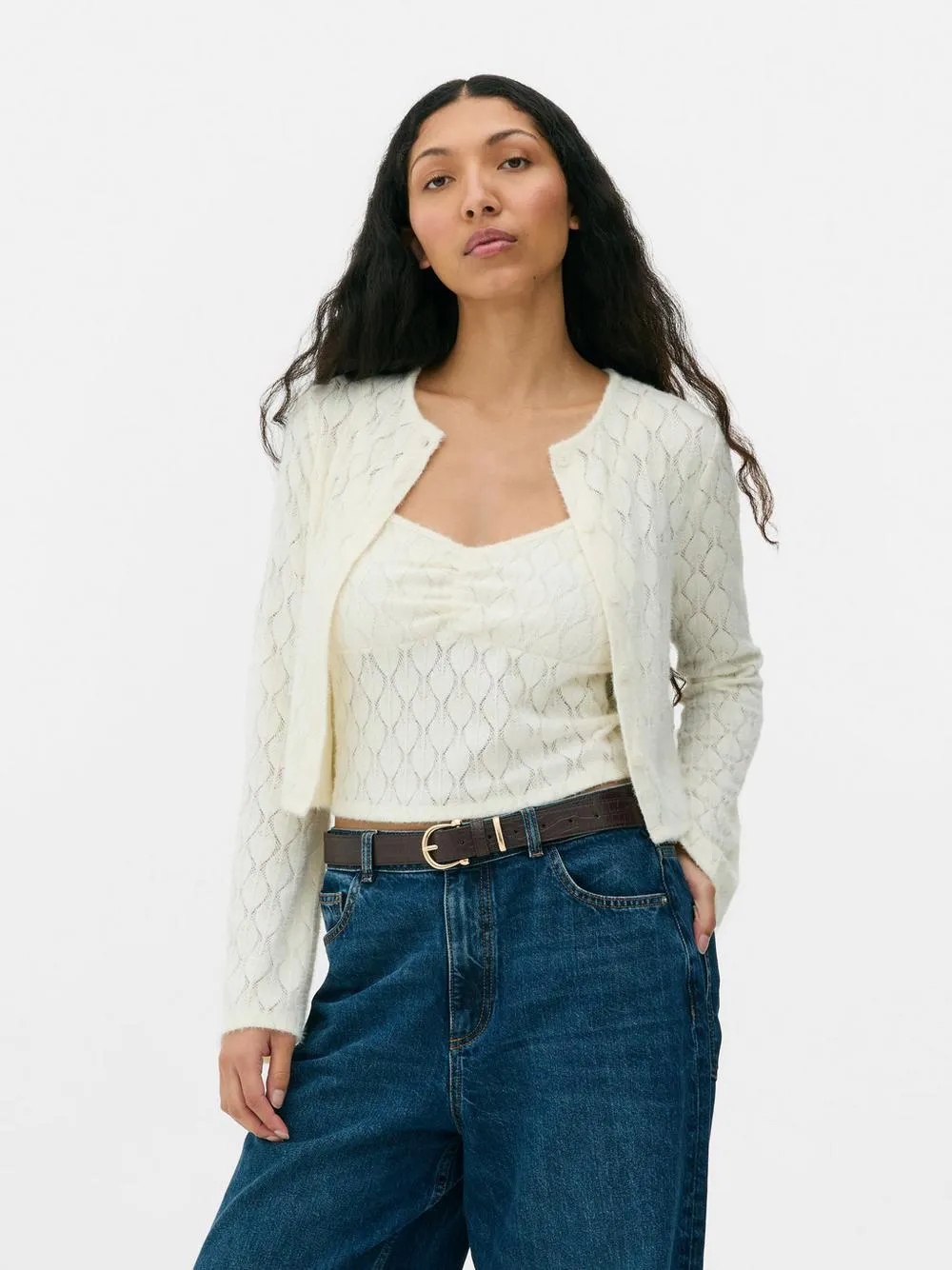 Pletená košilka do soupravy