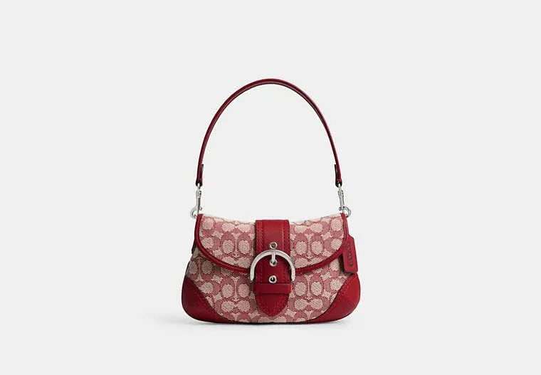 Soho Flap Bag In Signature Textile Jacquard