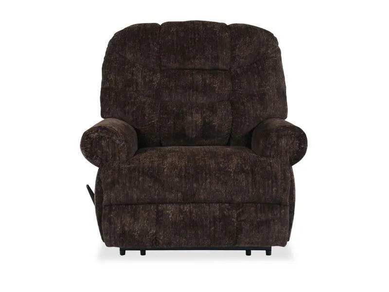 Movie Man Oversized Manual Recliner, Brown