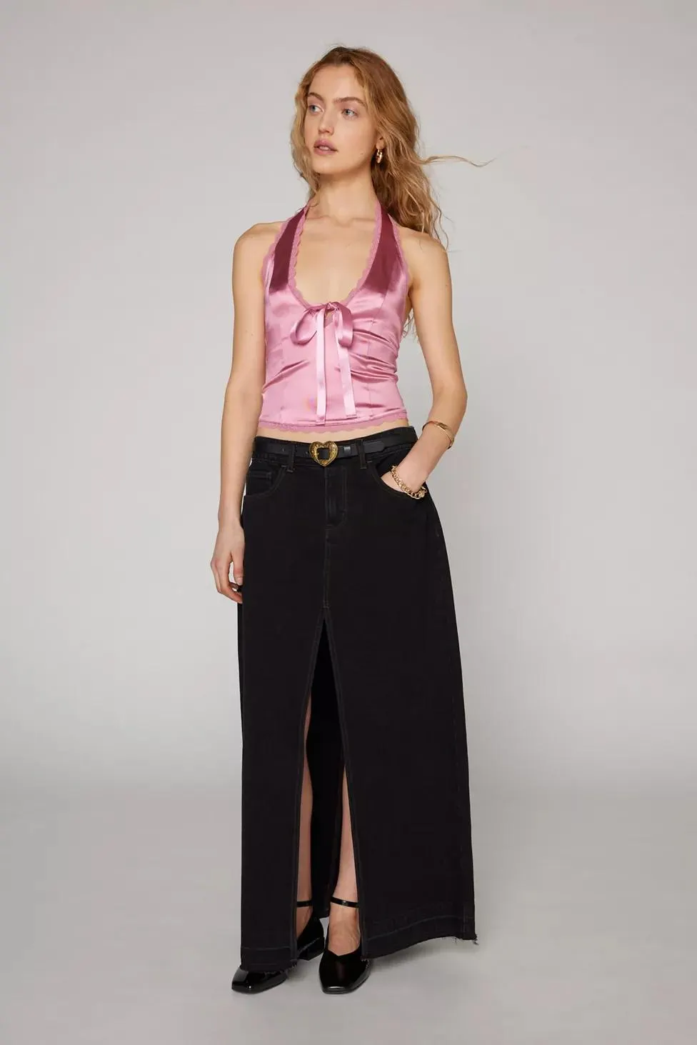 Kimchi Blue Farrah Scooped Halter Top