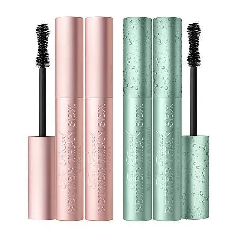 Too Faced Better Than Sex Mascara Original and Waterproof 4-piece Set