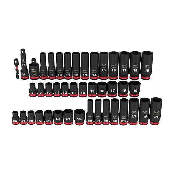 SHOCKWAVE Impact Duty Series 49-66-7009 Socket Set, Includes: (1) Universal Joint and Storage Case