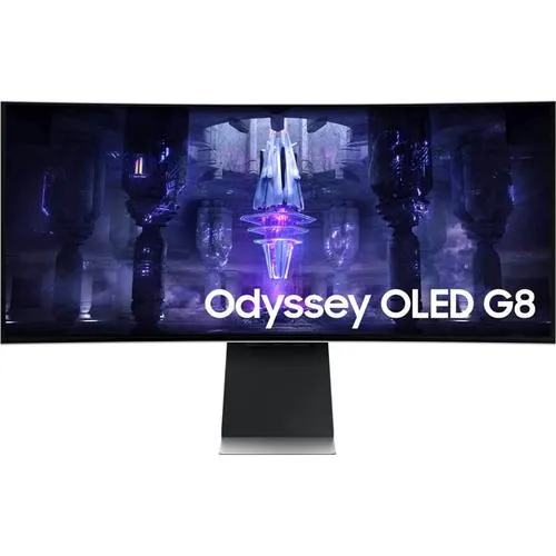Samsung 34" G85SB OLED Ultra WQHD 175Hz Curved Smart Gaming Monitor - Open Box