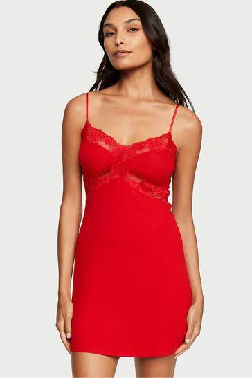 Modal Ribbed Slip Dress