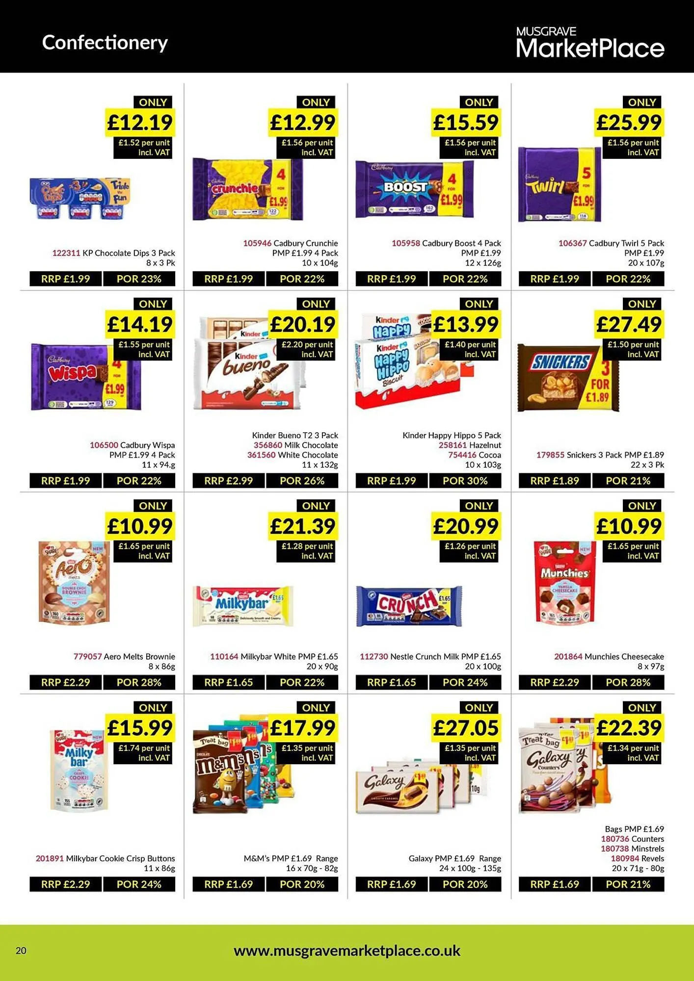 Musgrave MarketPlace leaflet from 9 March to 29 March 2026 - Catalogue Page 20