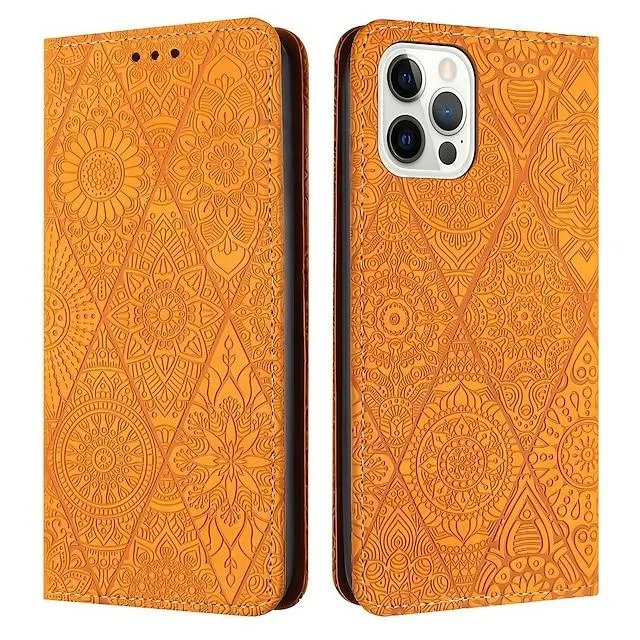 Phone Case For Apple Wallet Case iPhone 14 Pro Max Plus 13 12 11 Mini X XR XS 8 7 Flip Wallet Full Body Protective Retro TPU PU Leather