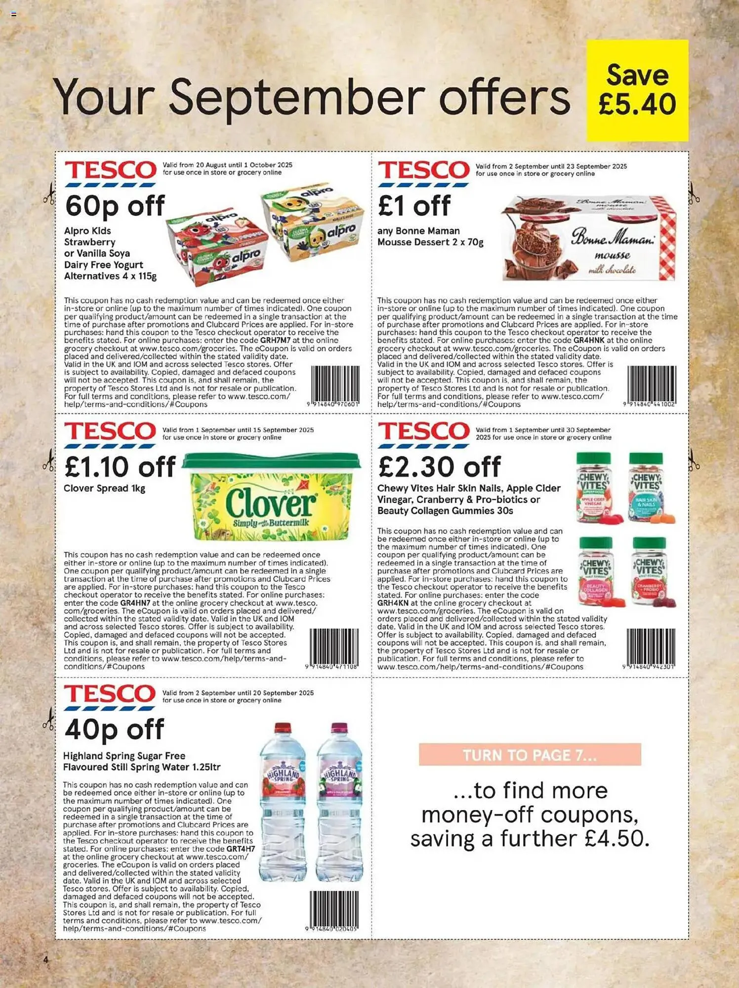 Tesco leaflet from 1 September to 1 October 2025 - Catalogue Page 4