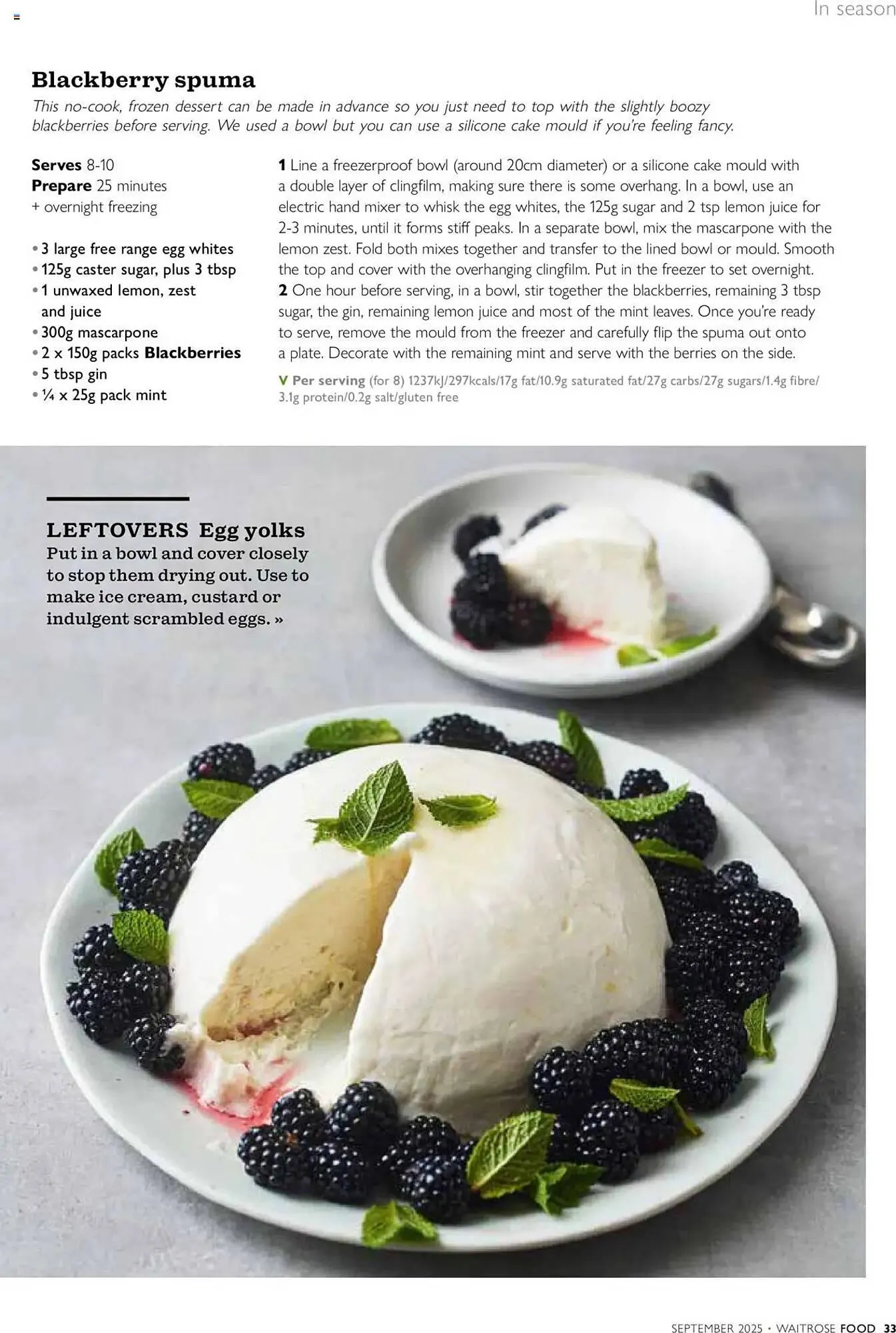 Waitrose leaflet from 1 September to 1 October 2025 - Catalogue Page 33
