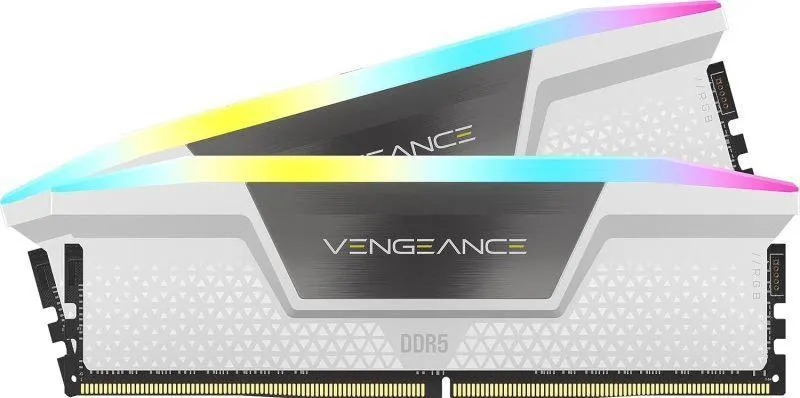 Corsair Vengeance RGB 32GB DDR5 5200MHz CL40 Desktop Memory - White