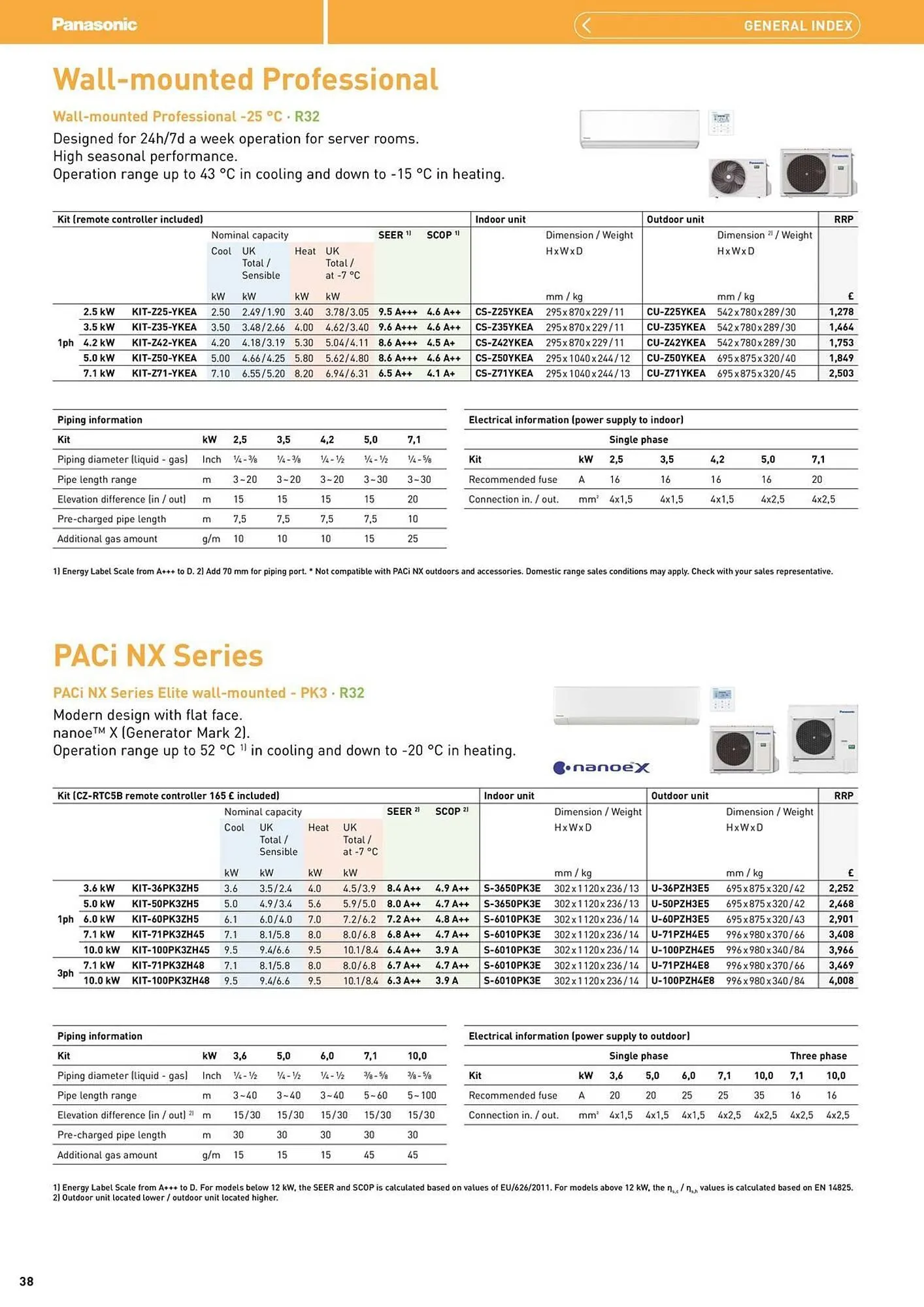 Panasonic leaflet from 12 August to 31 December 2025 - Catalogue Page 38
