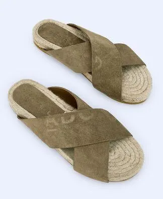 Leather straps made in Spain espadrilles