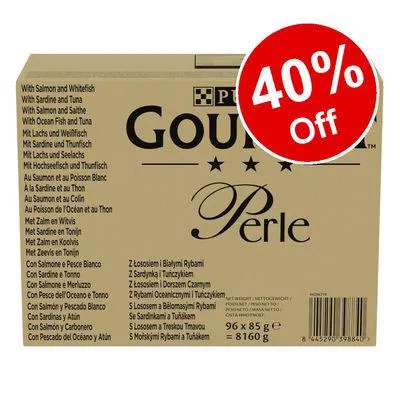 192 x 85g Gourmet Perle Pouches Wet Cat Food - 40% Off!*