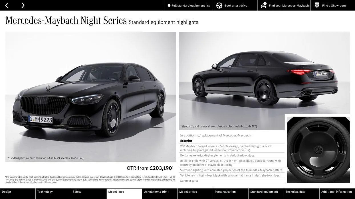 Mercedes-Maybach S-Class from 2 May to 30 November 2024 - Catalogue Page 22