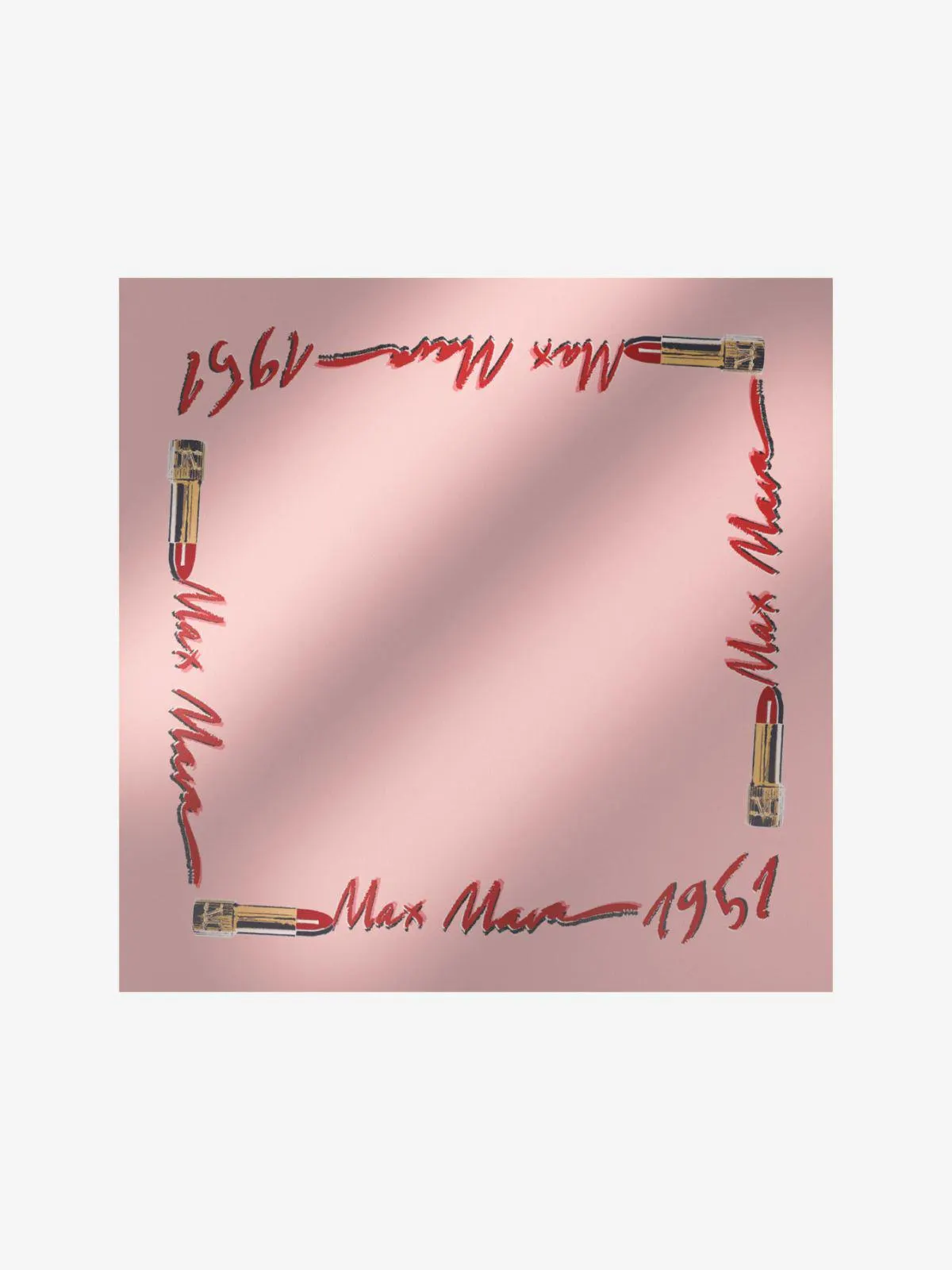 Printed silk foulard