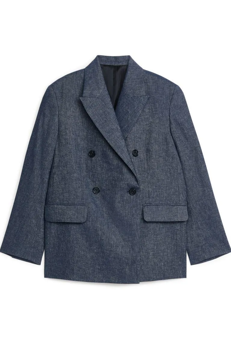 Oversized Linen Cotton Blazer