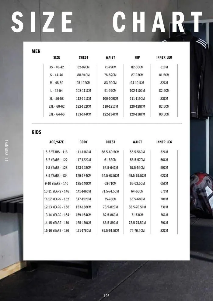 Adidas Teamwear 2024 from 11 March to 31 December 2024 - Catalogue Page 196