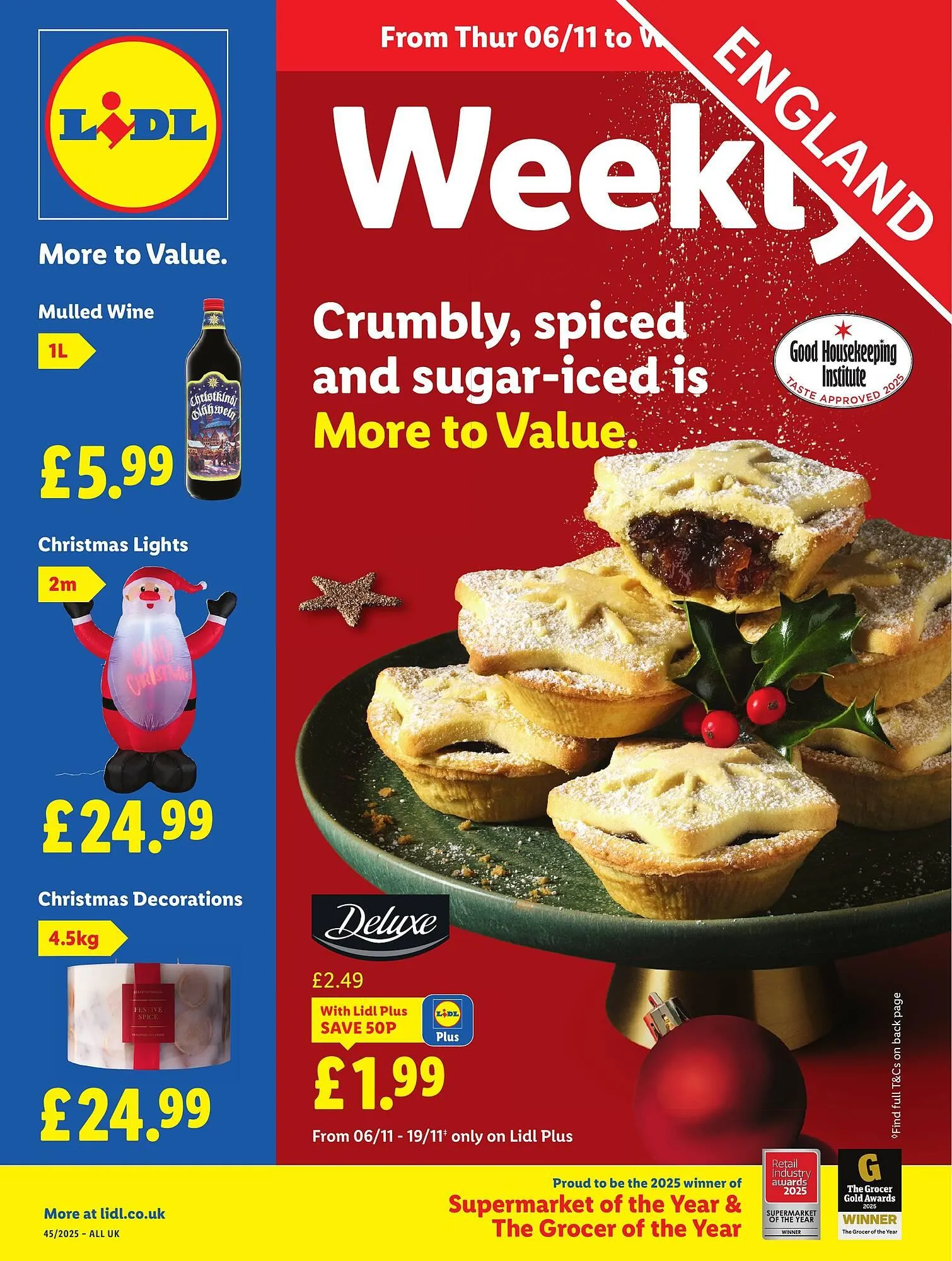 Lidl leaflet from 30 October to 5 November 2025 - Catalogue Page 1