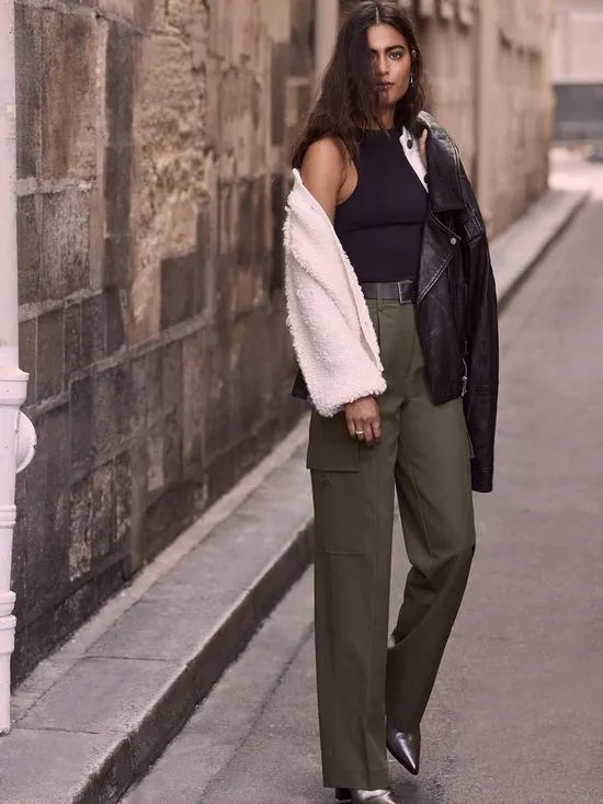 Mint Velvet Formal Cargo Straight Trouser