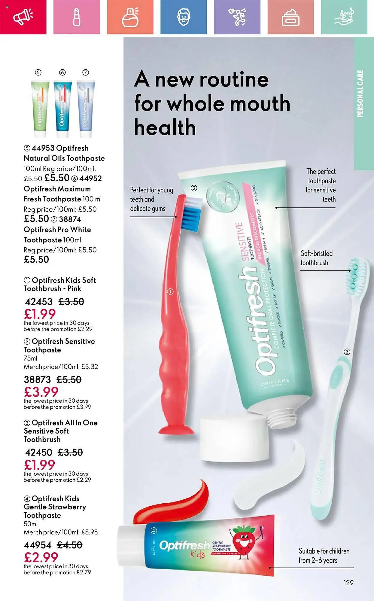 Oriflame leaflet from 17 April to 7 May 2025 - Catalogue Page 129