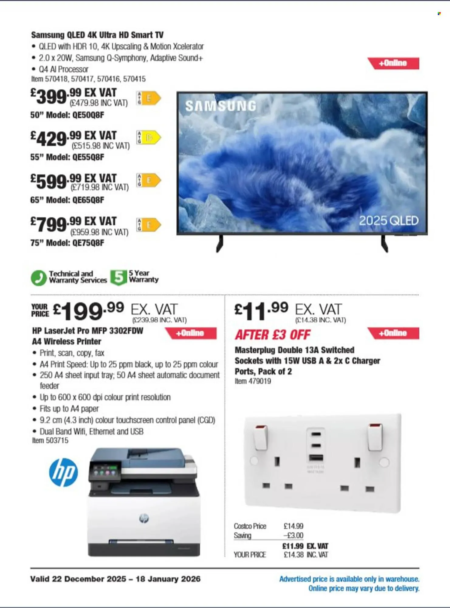 Costco leaflet from 22 December to 18 January 2026 - Catalogue Page 2