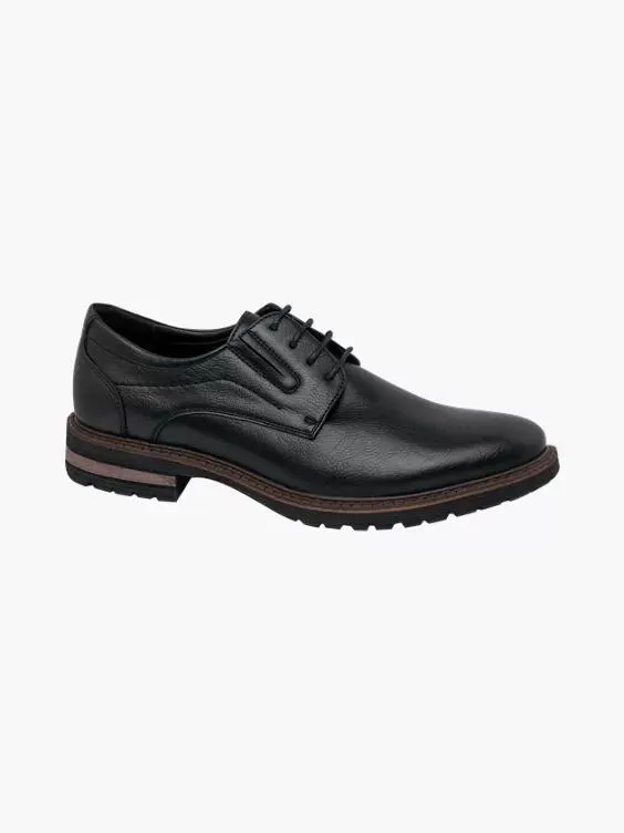 Mens Memphis One Black Formal Lace-up Shoes