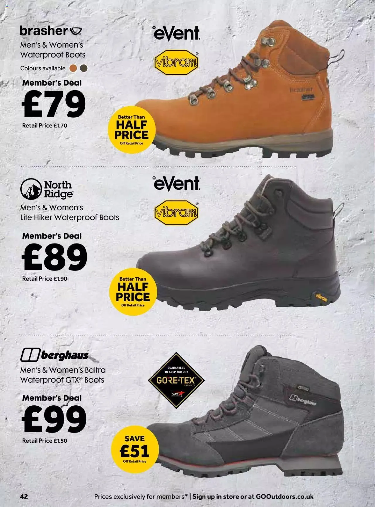 GO Outdoors Black Friday from 13 November to 20 November 2023 - Catalogue Page 42