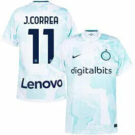 Nike Inter Milan Away J.Correa 11 Shirt 2023-2024 (Official Printing)