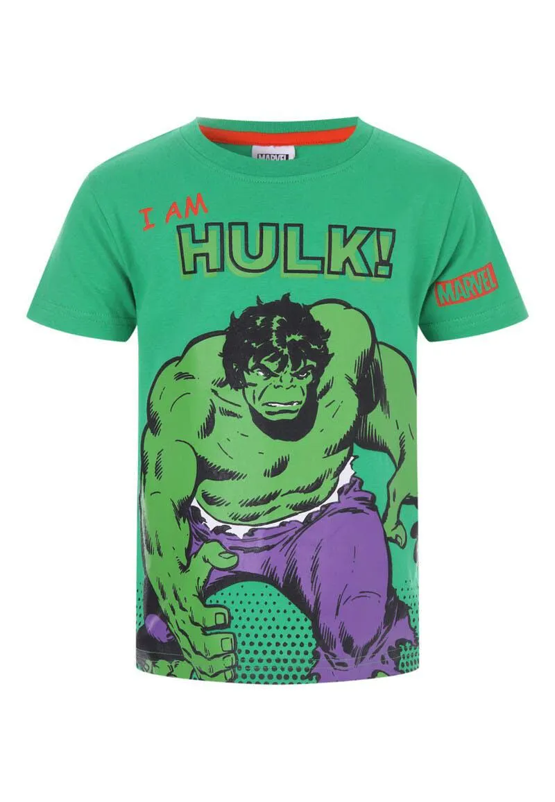 Younger Boys Green Hulk T-Shirt