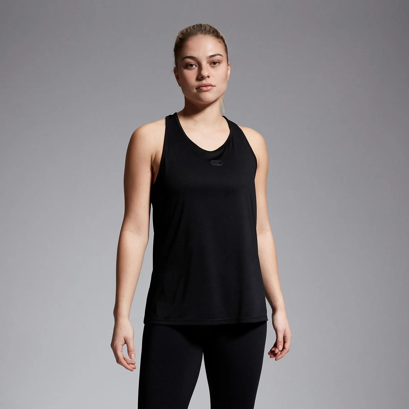 WOMENS VAPODRI SUPERLIGHT RACERBACK VEST BLACK