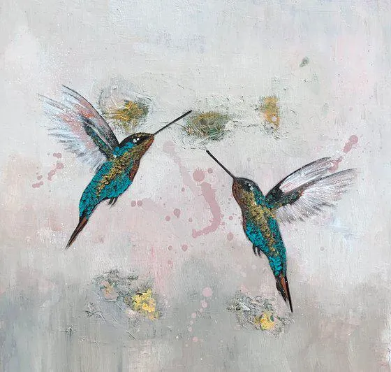Hummingbirds in Flight (2023)