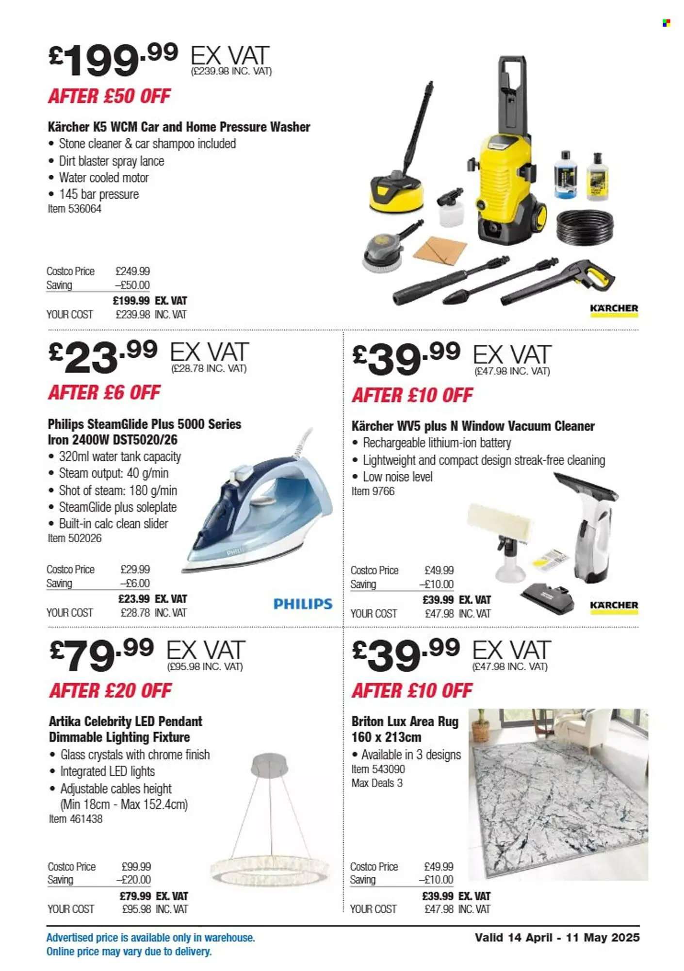 Costco leaflet from 14 April to 11 May 2025 - Catalogue Page 9