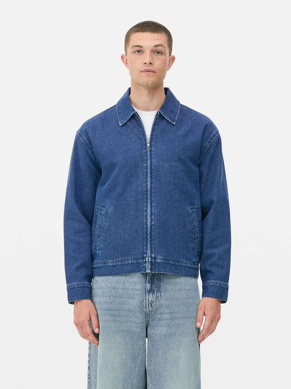 Denim Harrington Jacket