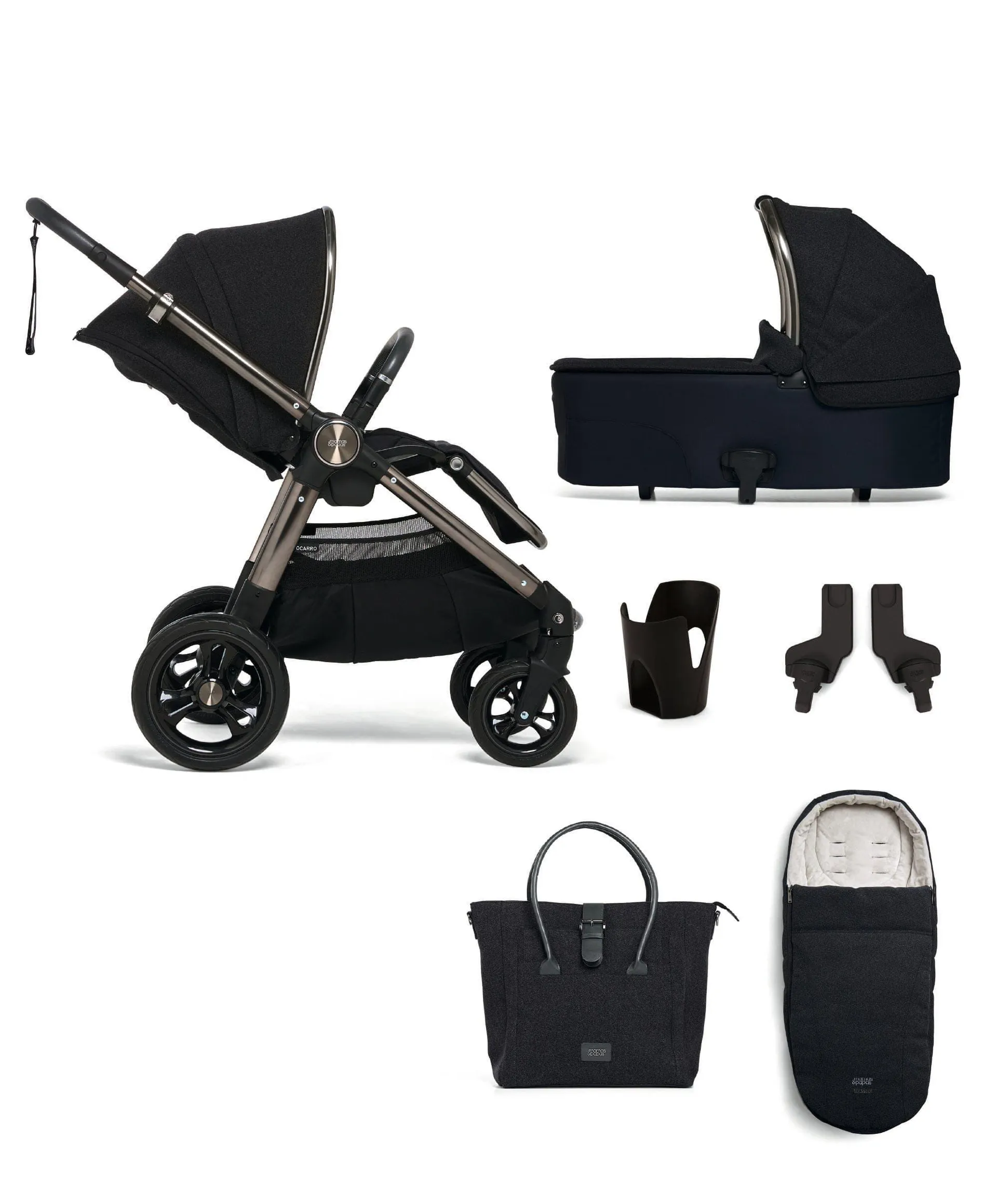 Ocarro 6 Piece Travel Essentials Pushchair Bundle - Navy Classic