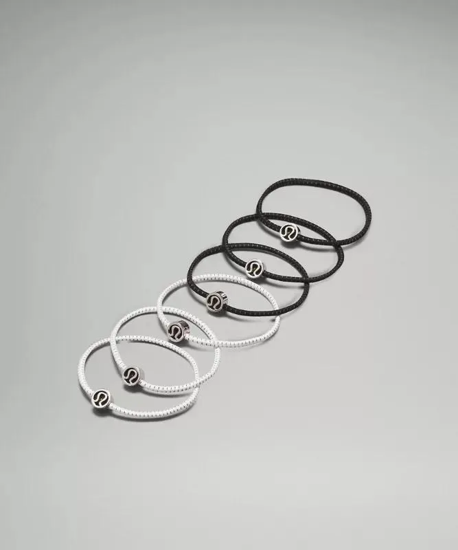 Glow On Hair Ties 6 Pack