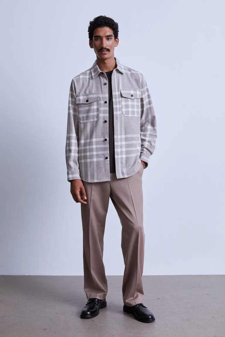 Twill overshirt