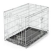 Pets at Home Double Door Dog Crate Grey Small