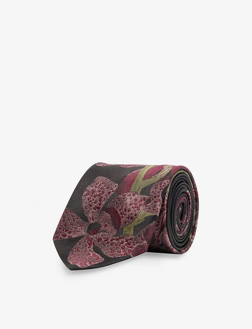 DRIES VAN NOTEN Floral-pattern silk tie