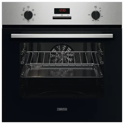 Zanussi ZOHTC2X2 Multi-Function Single Oven - Silver