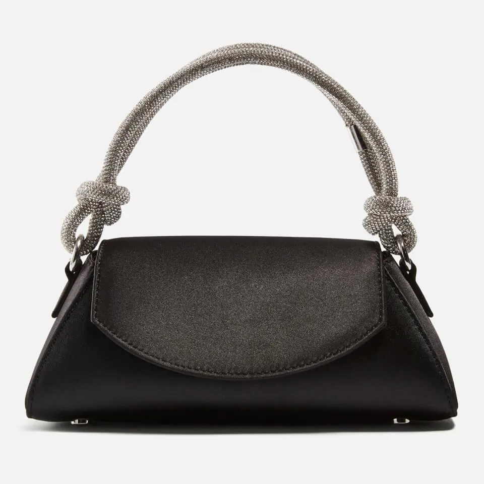 Dune Brynley Rhinestone-Embellished Satin Bag