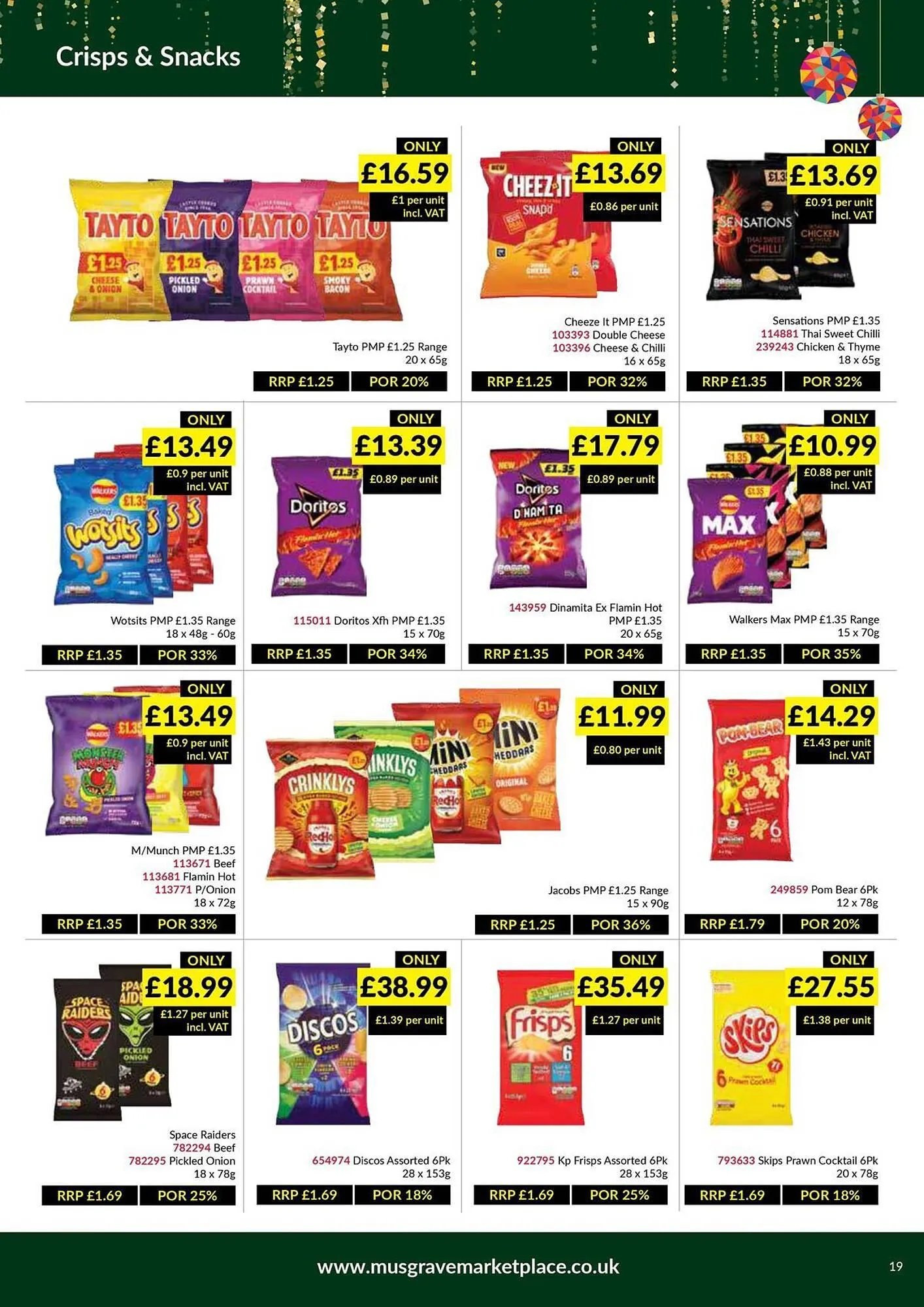 Musgrave MarketPlace leaflet from 8 December to 4 January 2026 - Catalogue Page 19