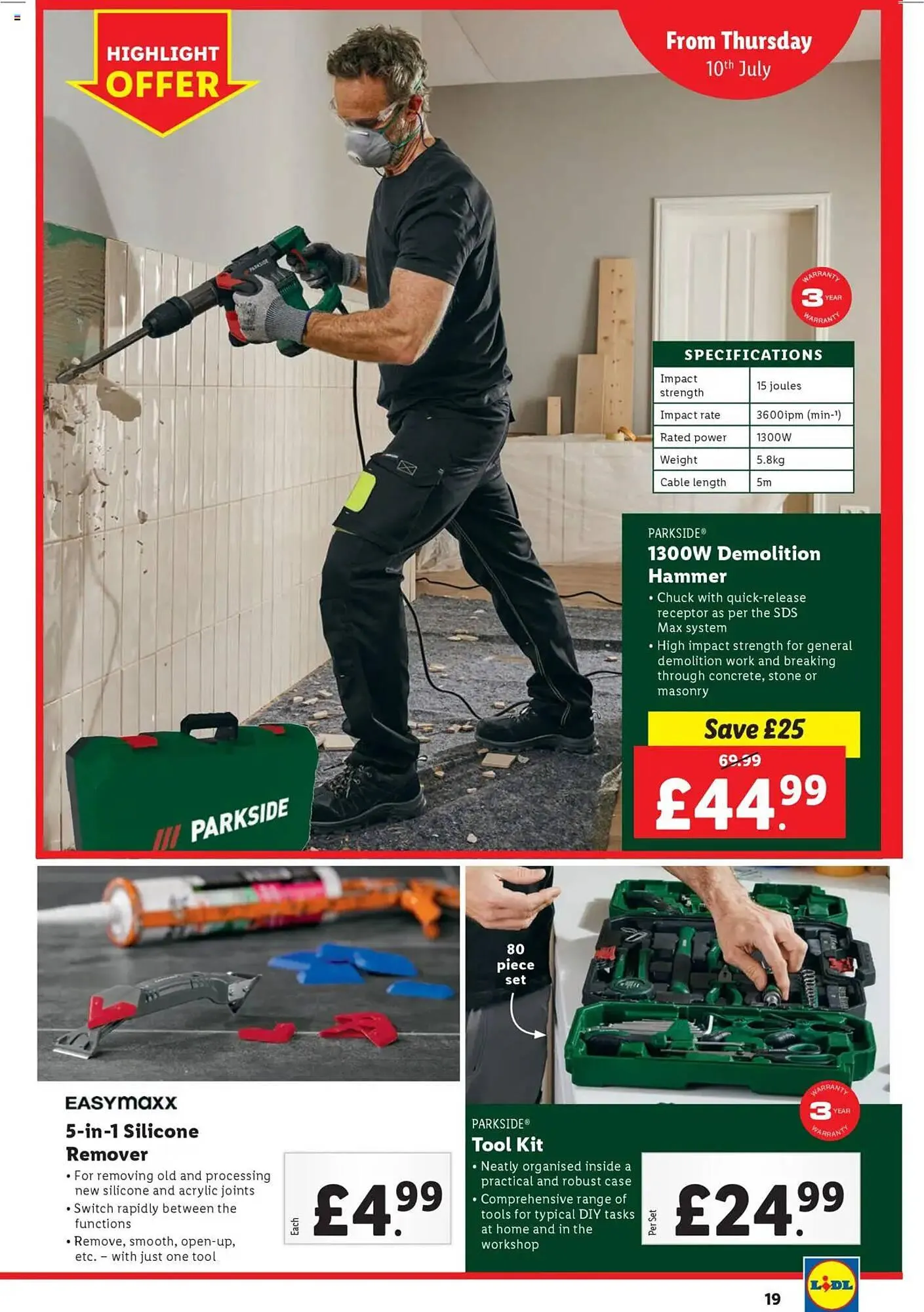 Lidl leaflet from 10 July to 17 July 2025 - Catalogue Page 19