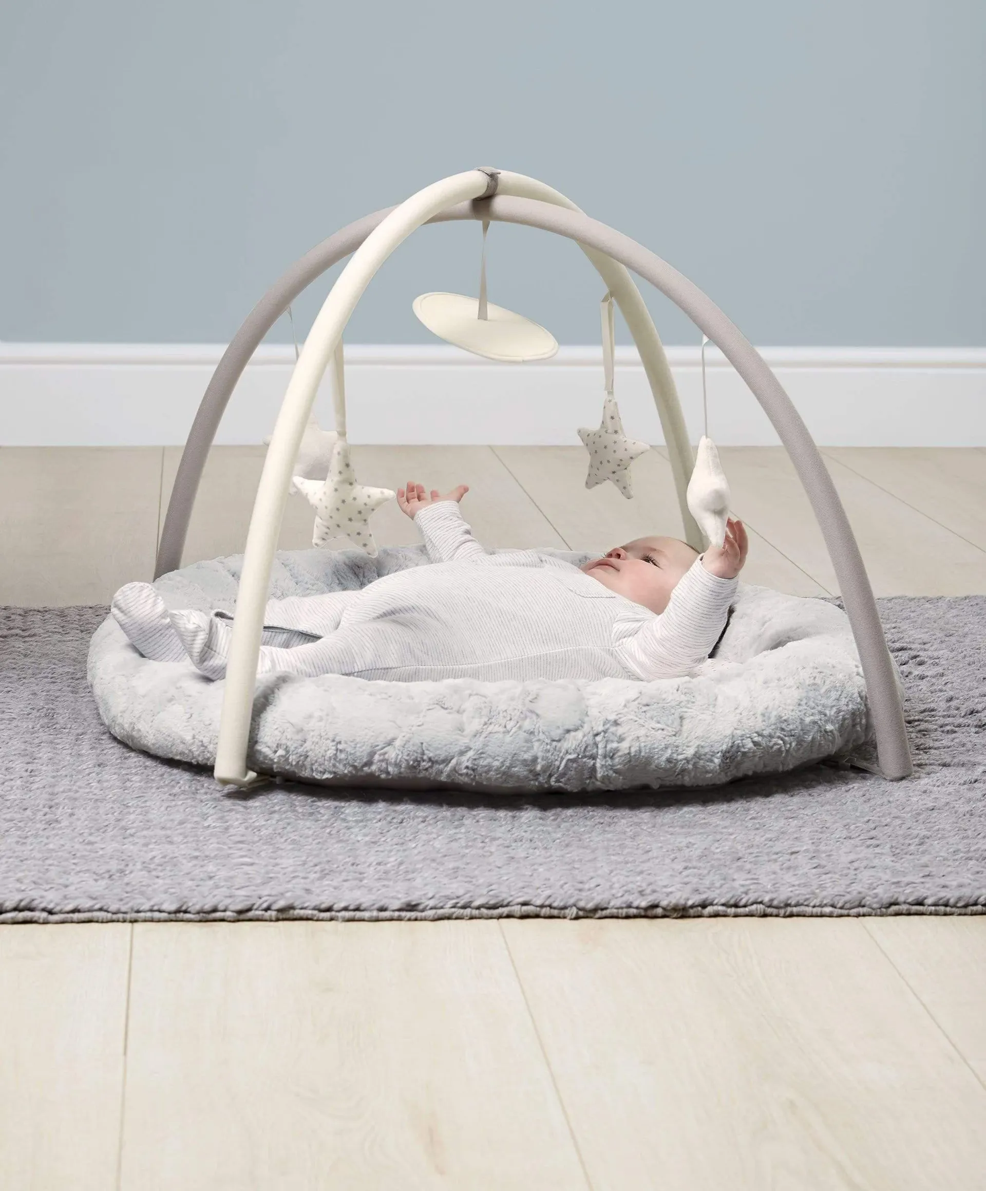 My First Playmat & Gym - Grey/Cream