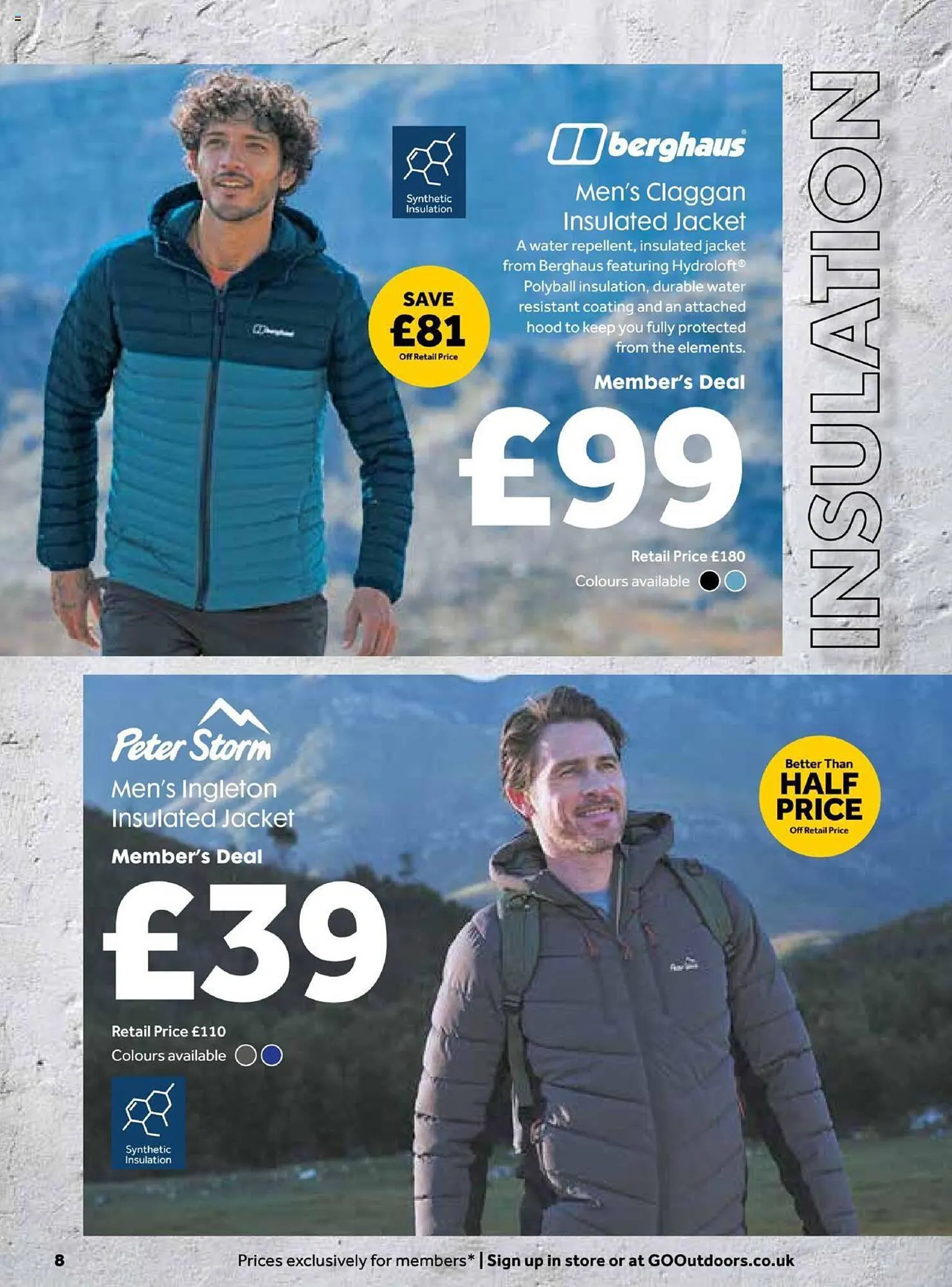 GO Outdoors leaflet from 13 November to 20 November 2023 - Catalogue Page 8