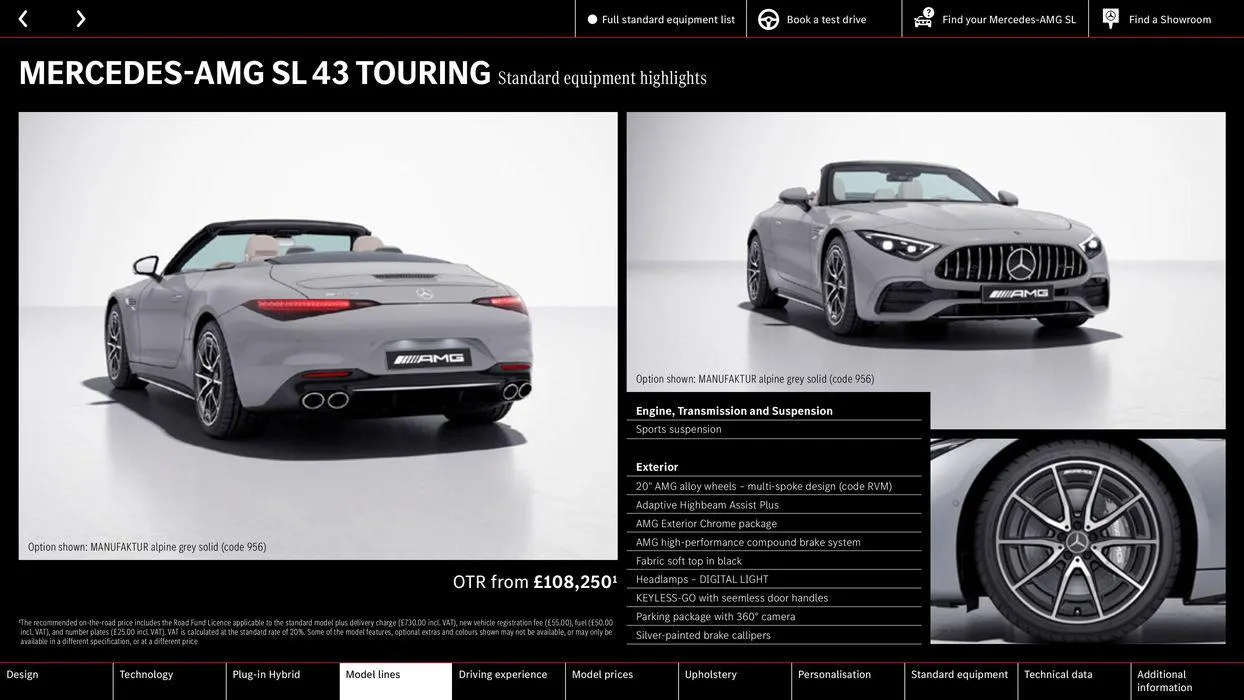 Mercedes-AMG SL from 10 August to 10 August 2025 - Catalogue Page 23