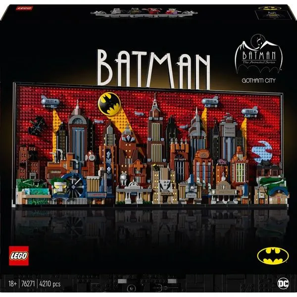 LEGO 76271 DC Batman: The Animated Series Gotham City Adult Building Set