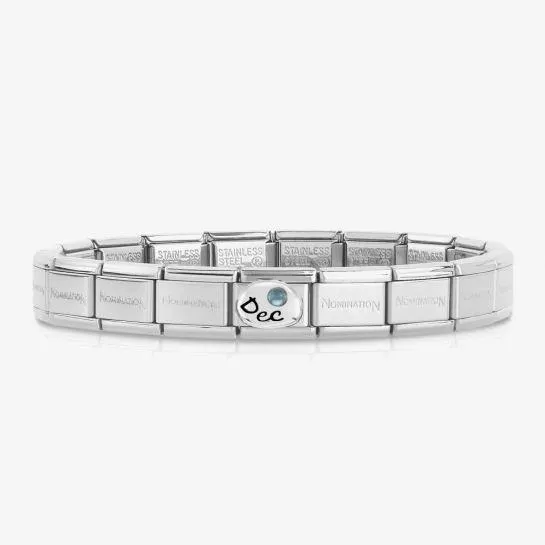 Nomination CLASSIC Composable December Birthstone Bracelet 030000 & 330505 12